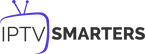 "Official IPTV Smarters Pro logo, highlighting IPTV Smarters Pro APK, M3U list, Firestick compatibility, and downloader code for easy download."

